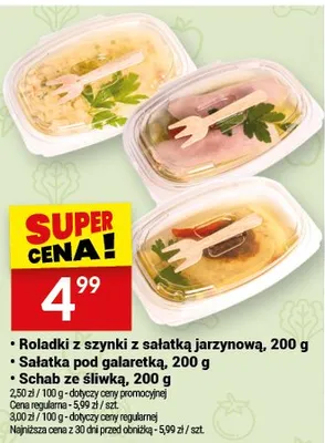 Sałatka pod galaretta promocja w Twój Market