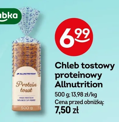 Chleb tostowy proteinowy Allnutrition promocja w Żabka