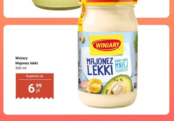 Majonez lekki Winiary promocja w Dino