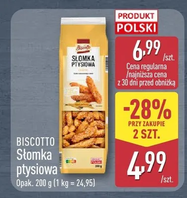 Słomka pysznawa promocja w Aldi