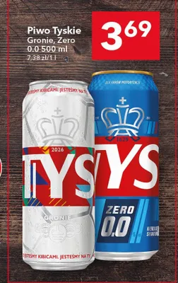 Piwo Tyskie Gronie promocja w LEWIATAN