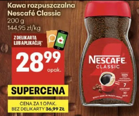Kawa rozpuszczalna Classic promocja w Delikatesy Centrum