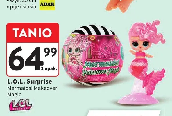 Lalka L.O.L. Surprise! Mermaids! Makeover Magic promocja w Intermarche