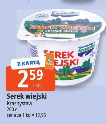 Serek wiejski Krasnystaw promocja w Leclerc