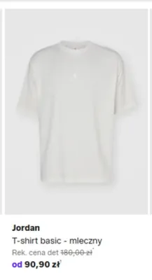 T-shirt basic Jordan - mleczny promocja w Lounge by Zalando