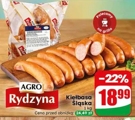 Kiełbasa śląska Morliny promocja w Dino