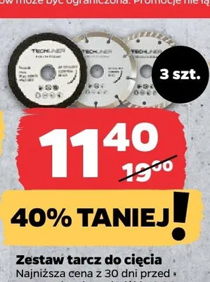 Zestaw tarcz do cięcia promocja w Netto