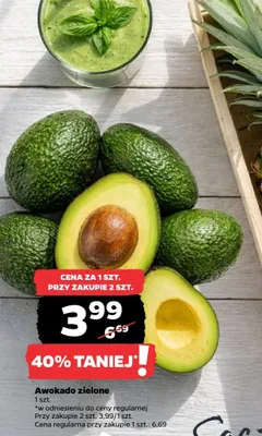 Awokado zielone promocja w Netto