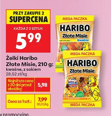 Żelki promocja w Biedronka