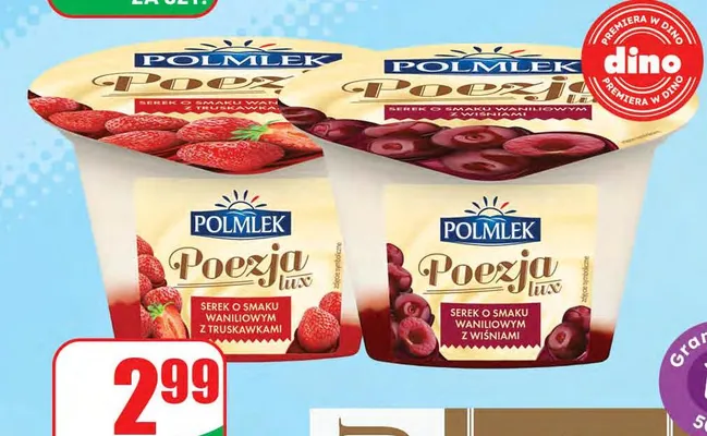 Serek Poezja Lux, 3 rodzaje promocja w Dino