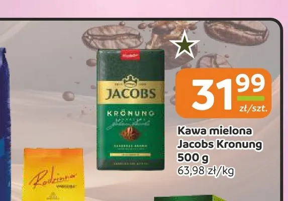 Kawa mielona Jacobs Kronung promocja w Społem Częstochowa
