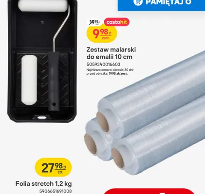 Zestaw malarski do emalii 10 cm promocja w Castorama