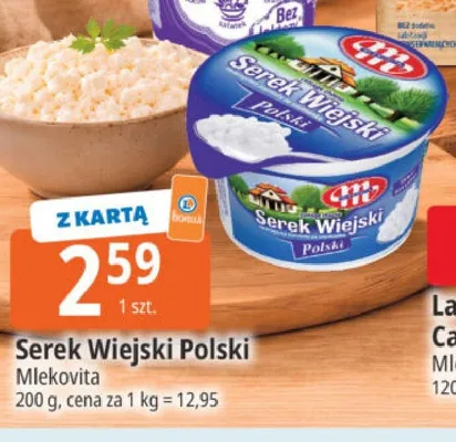 Serek Wiejski Polski Mlekovita promocja w Leclerc