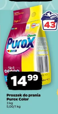 Proszek do prania Purox Color promocja w Netto