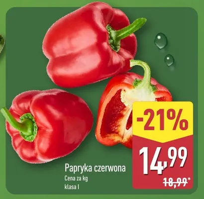 Papryka czerwona nadziewana hummusem Helcom promocja w Aldi