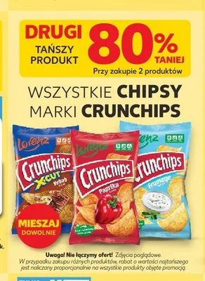 Chipsy Crunchips X-Cut Kebab promocja w Kaufland