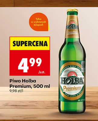 Piwo Holba Premium promocja w Biedronka