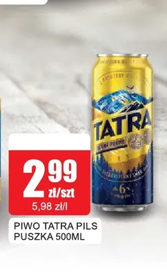 Piwo Tatra Pils promocja w Bingo