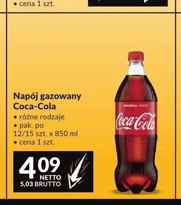 Napój gazowany Coca-Cola promocja w Makro