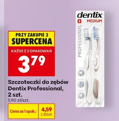 Szczoteczki do zębów Dentix Professional promocja w Biedronka