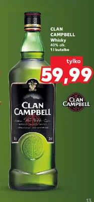 Whisky Clan Campbell promocja w Kaufland