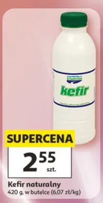 Kefir naturalny Krasnystaw promocja w Auchan