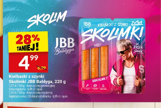 Kiełbaski z szynki Skolimki promocja w Twój Market