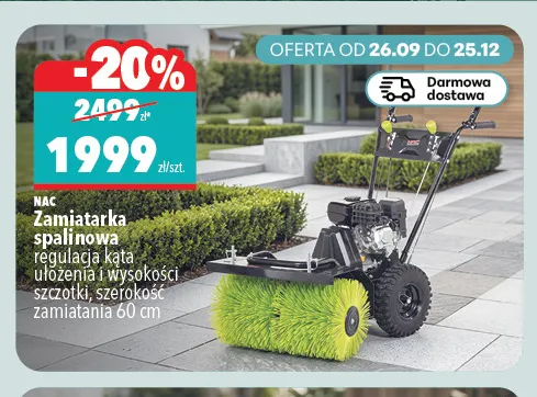 Zamiatarka spalinowa Nac promocja w Biedronka Home