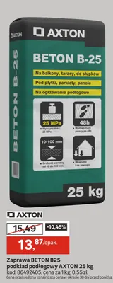 Zaprawa Beton B25 podkład podłogowy 25kg promocja w Leroy Merlin
