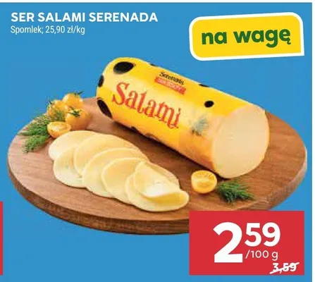 Ser salami Milsani promocja w Stokrotka