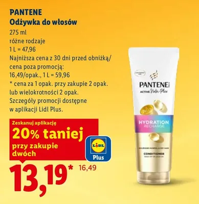 Odżywka do włosów promocja w Lidl