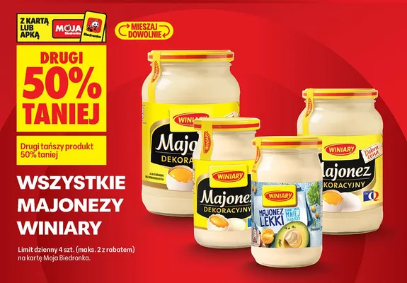 Majonez dekoracyjny promocja w Biedronka