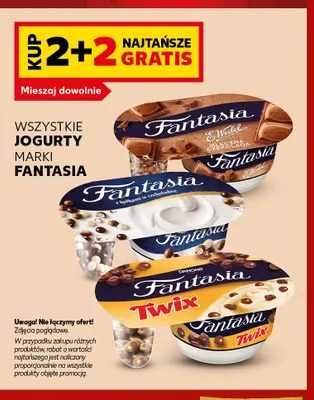 Jogurt Fantasia z mleczną czekoladą E.Wedel promocja w Kaufland