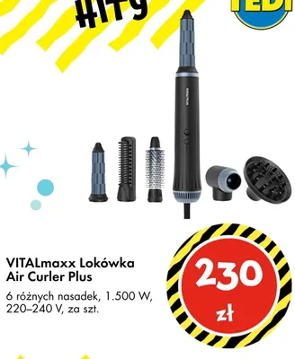 Lokówka VITALmaxx Air Curler Plus promocja w Tedi