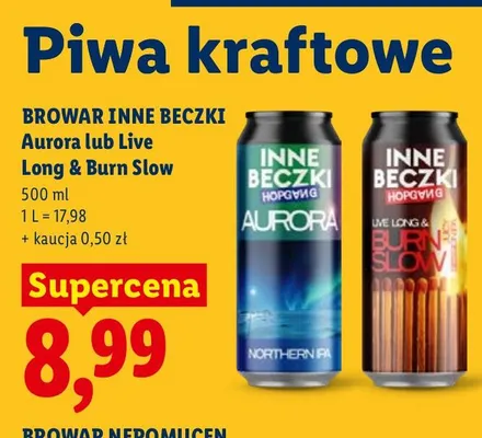 Piwo kraftowe Aurora promocja w Lidl