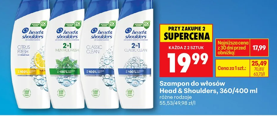 Szampon do włosów Citrus Fresh promocja w Biedronka