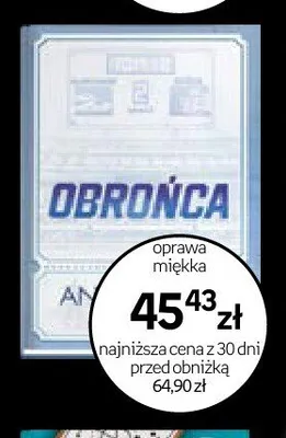 Książka Obrońca promocja w Empik