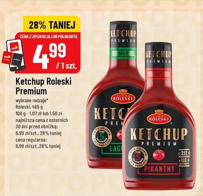 Ketchup Roleski Premium promocja w POLOmarket