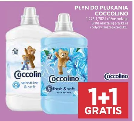 Płyn do płukania Coccolino promocja w Stokrotka