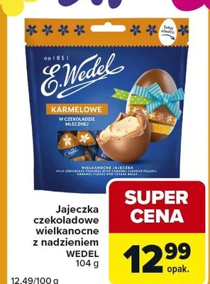 Jajeczka czekoladowe wielkanocne z nadzieniem promocja w Carrefour Express