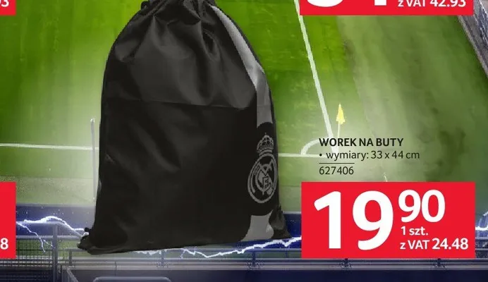 Worek na buty Real Madrid promocja w Selgros