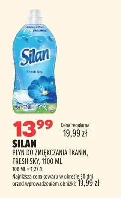 Płyn do zmiękczania tkanin Silan Fresh Sky promocja w Drogerie Natura