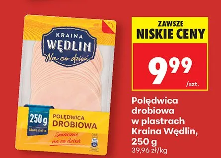 Polędwica drobiowa w plastrach promocja w Biedronka