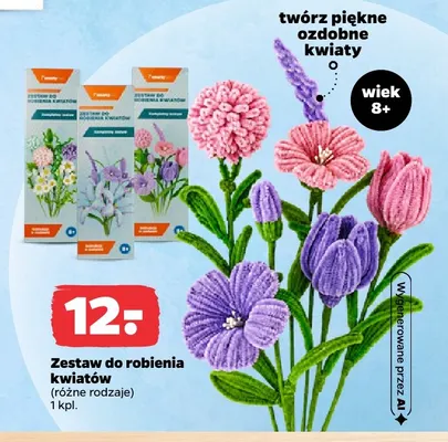 Zestaw do robienia kwiatów promocja w Netto