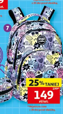 Plecak 2-komorowy Coolpack promocja w Auchan