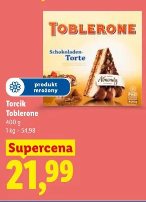 Torcik Toblerone promocja w Lidl