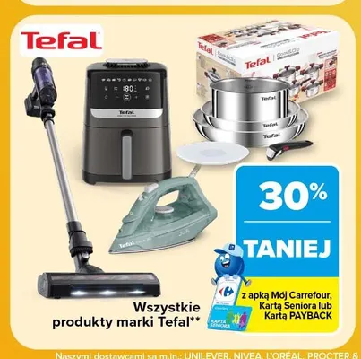 Odkurzacz pionowy bezprzewodowy Tefal promocja w Carrefour