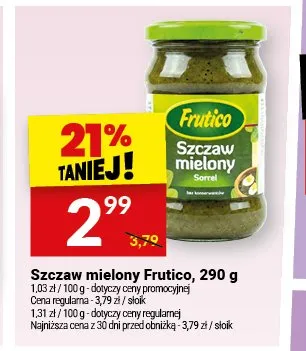 Szczaw mielony Frutico promocja w Twój Market