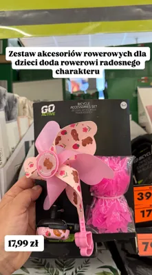 Zestaw akcesoriów rowerowych dla dzieci promocja w Biedronka