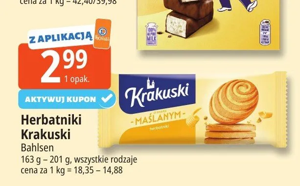 Herbatniki Krakuski promocja w Leclerc